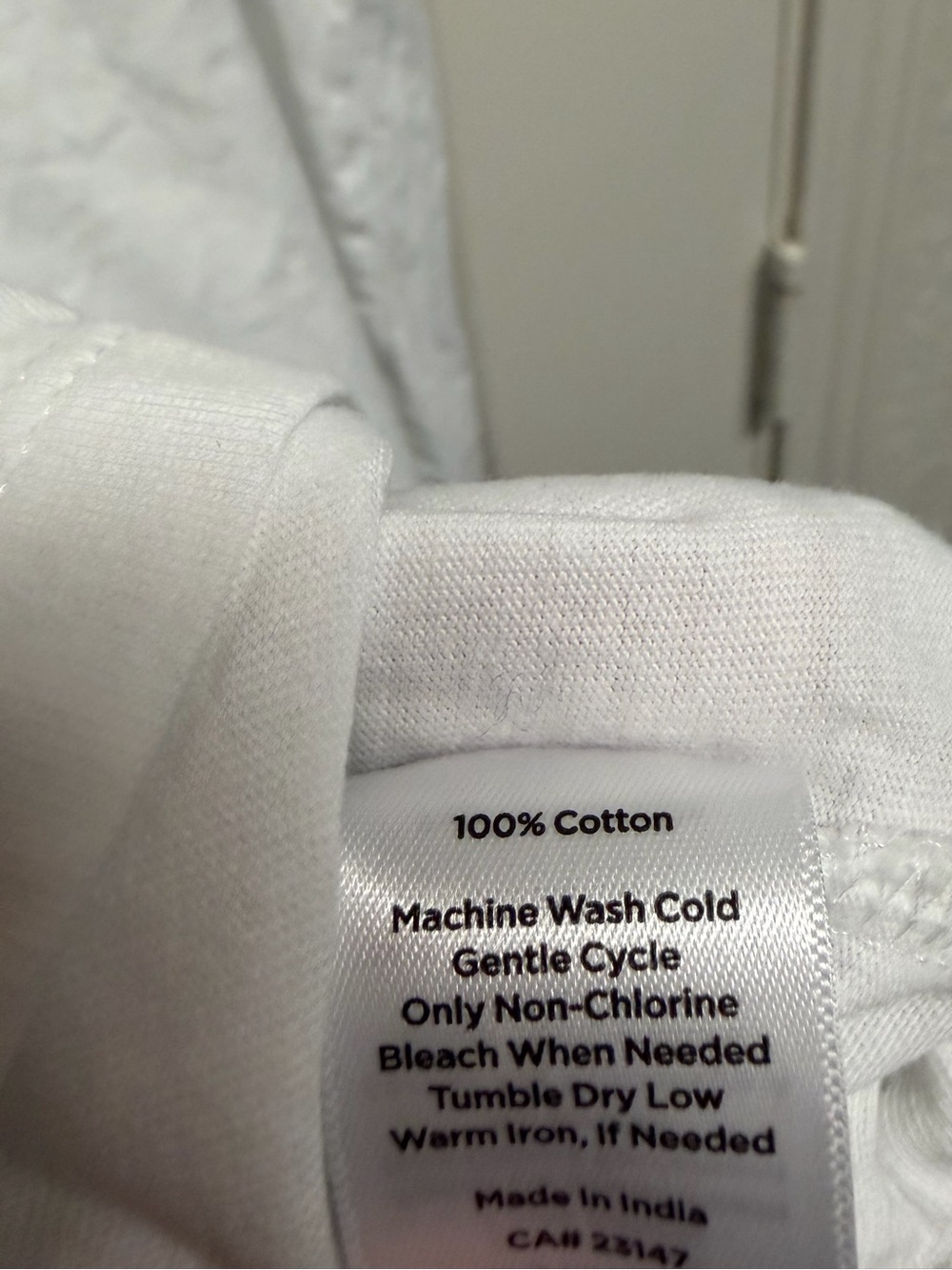 Talbots White Cotton Top with Eyelet Detail - Picture 5 of 5